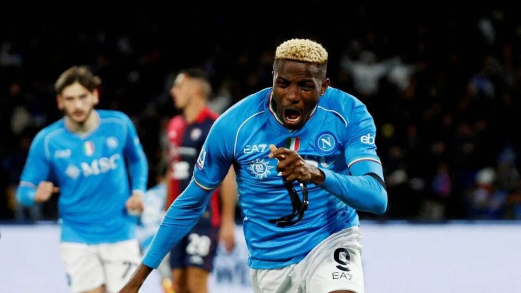 Osimhen caught the attention of the Gunners last season after leading Napoli to their first Serie A title in 33 years, becoming Italy's best striker with an astonishing 31 goals in 39 games.
