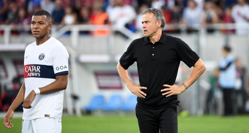 Tension between Kylian Mbappé and Luis Enrique, PSG in turmoil!