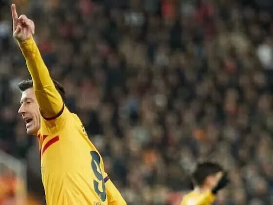 Barça vs Almeria: When Xavi gave Lewandowski a talking-to !