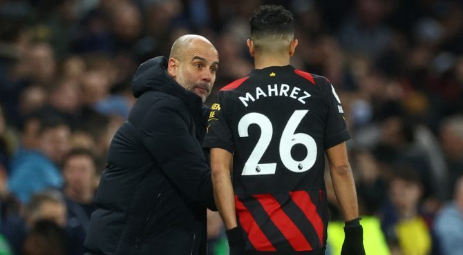 Speaking to Sky Sport, Man City coach Pep Guardiola expressed his delight at seeing the Algerian once again: