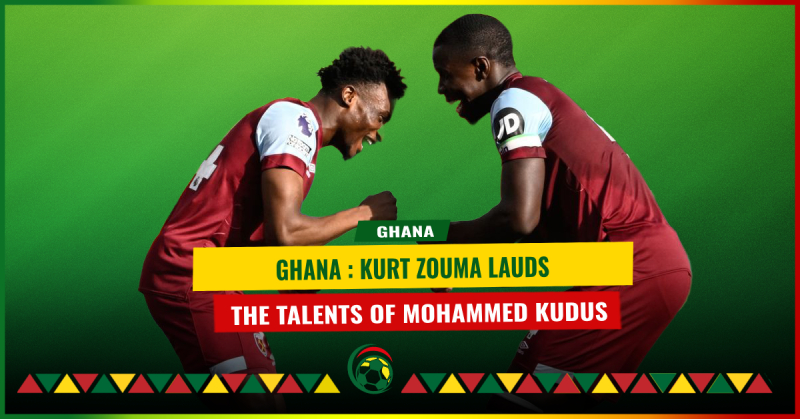 Ghana : Kurt Zouma Lauds the Talents of Mohammed Kudus