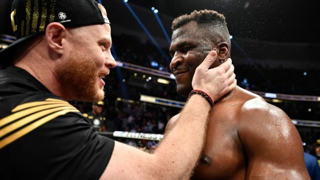 Eric Niksick, Ngannou's coach, reveals his salary after Fury: "Francis made me cry"