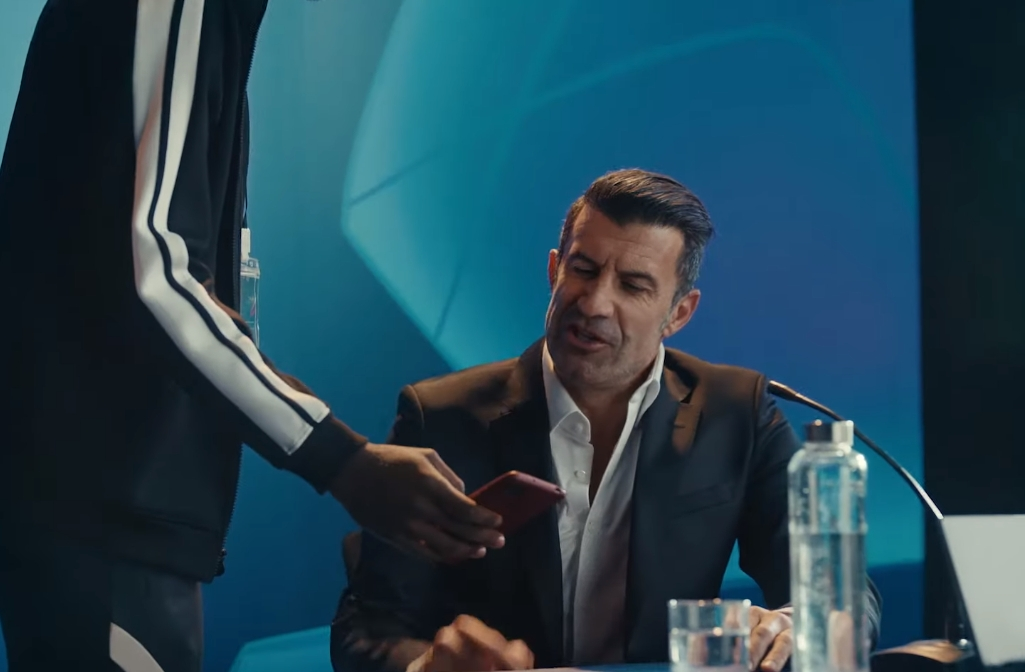 A video between Georgina and Luis Figo has gone viral in Spain.