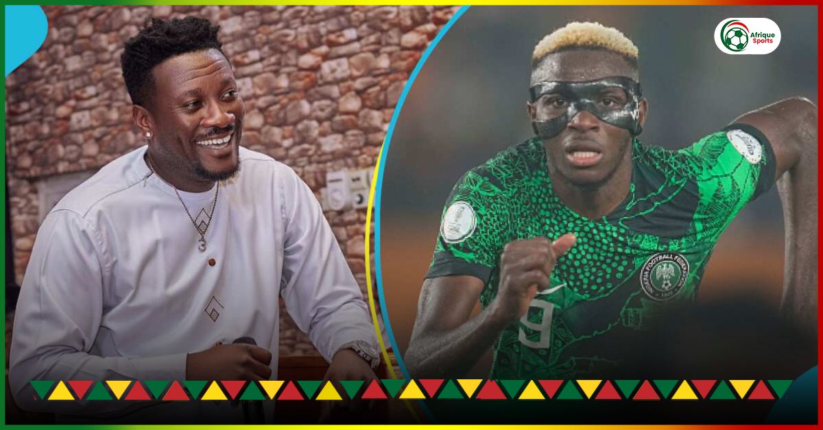 AFCON 2023: Asamoah Gyan attacks the Black Stars using Osimhen