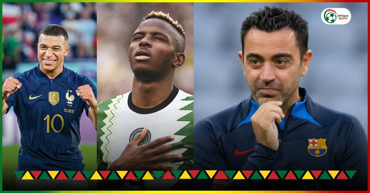 Xavi impressed by the teenager who cornered Osimhen and Mbappé