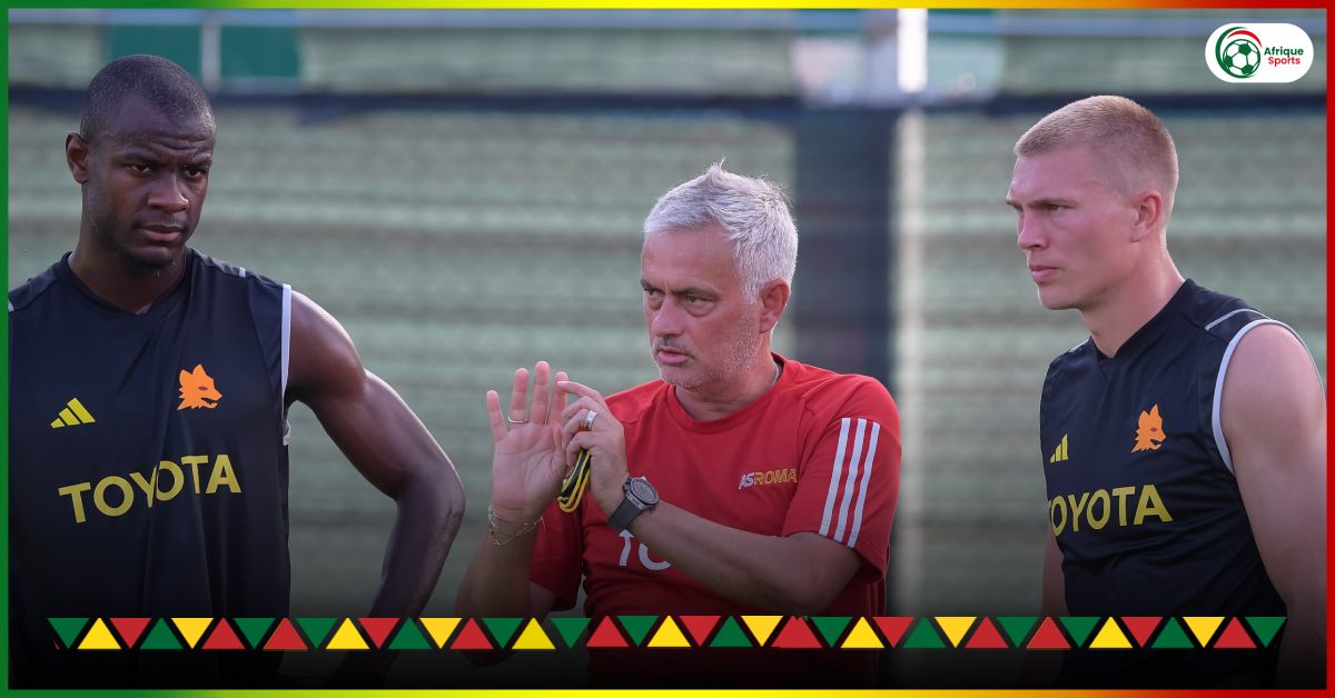 Jose Mourinho and Evan Ndicka, a revelation in Italy