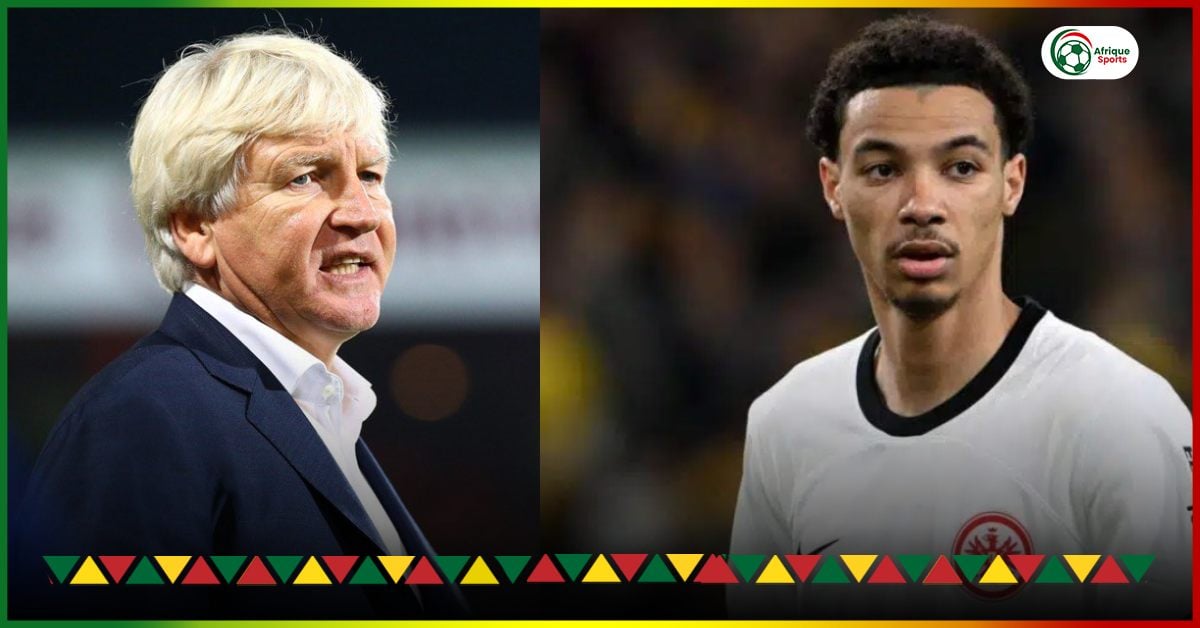 Hugo Ekitike, rumoured to be with the Indomitable Lions, shines in the eyes of Marc Brys
