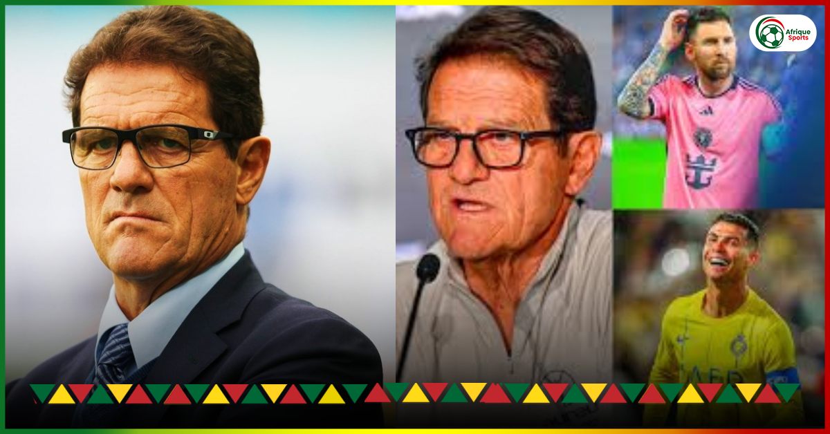 Fabio Capello: “Cristiano Ronaldo is a great player and Messi is more of a… “