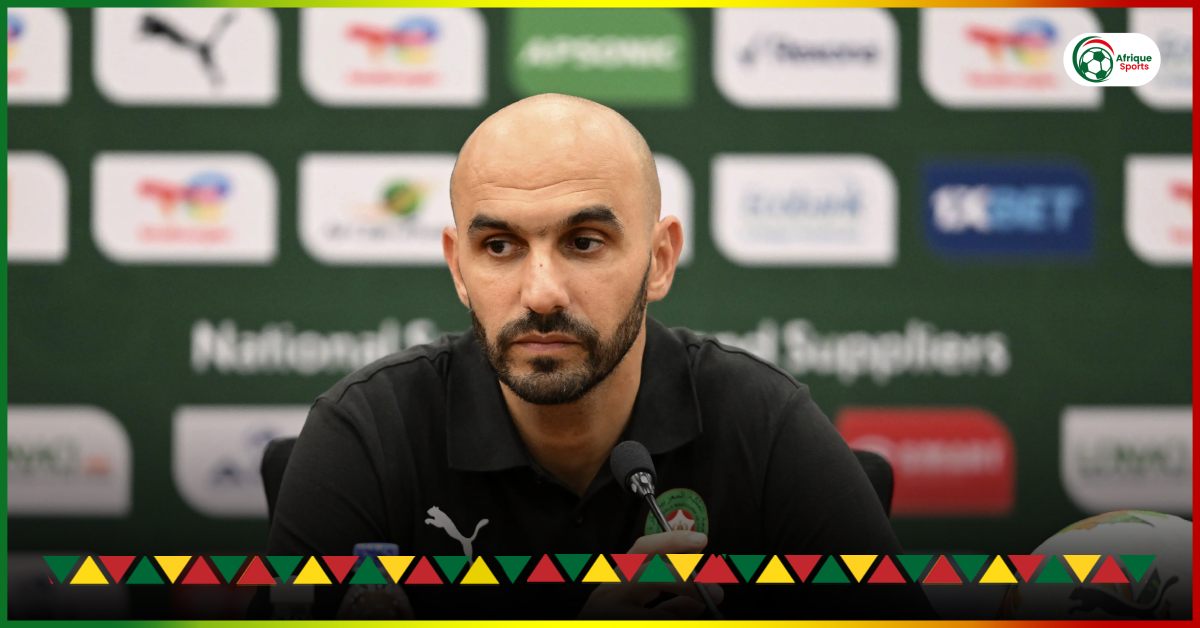 Morocco: Walid Regragui in Saudi Arabia, the coach breaks his silence
