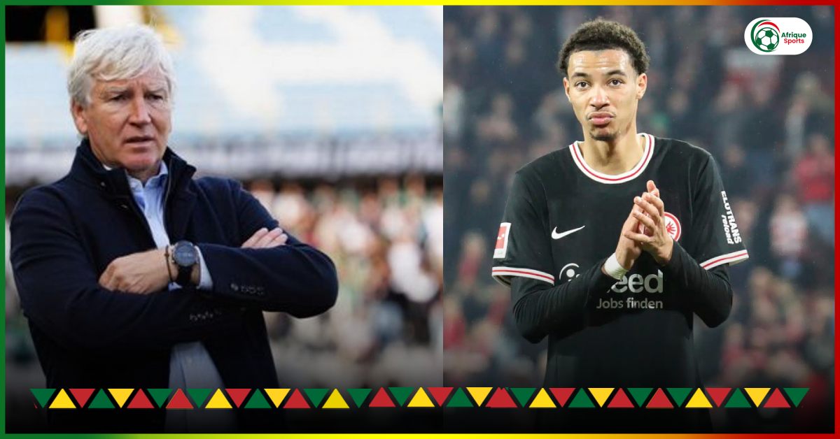 Lions indomptables – Marc Brys: “We must respect Hugo Ekitike’s choice”.