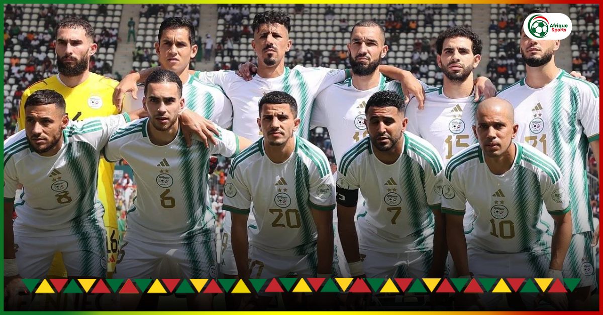 A player from the Algerian team in France receives some very bad news