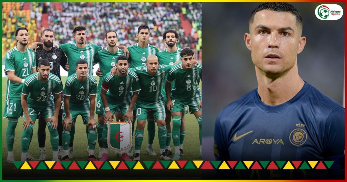 Algerian player makes Cristiano Ronaldo dizzy