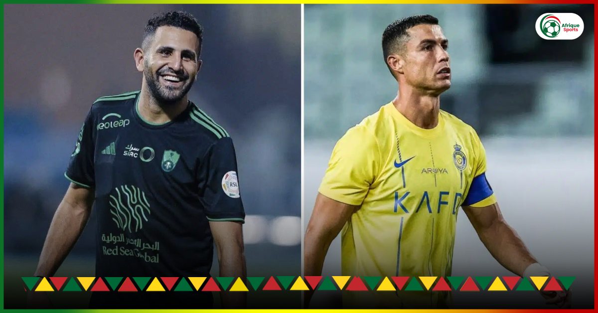 Riyad Mahrez pulls a fast one on Cristiano Ronaldo