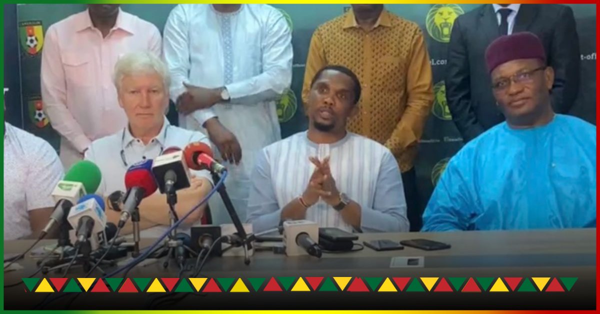 Samuel Eto’o apologises to Marc Brys and the Cameroonian people
