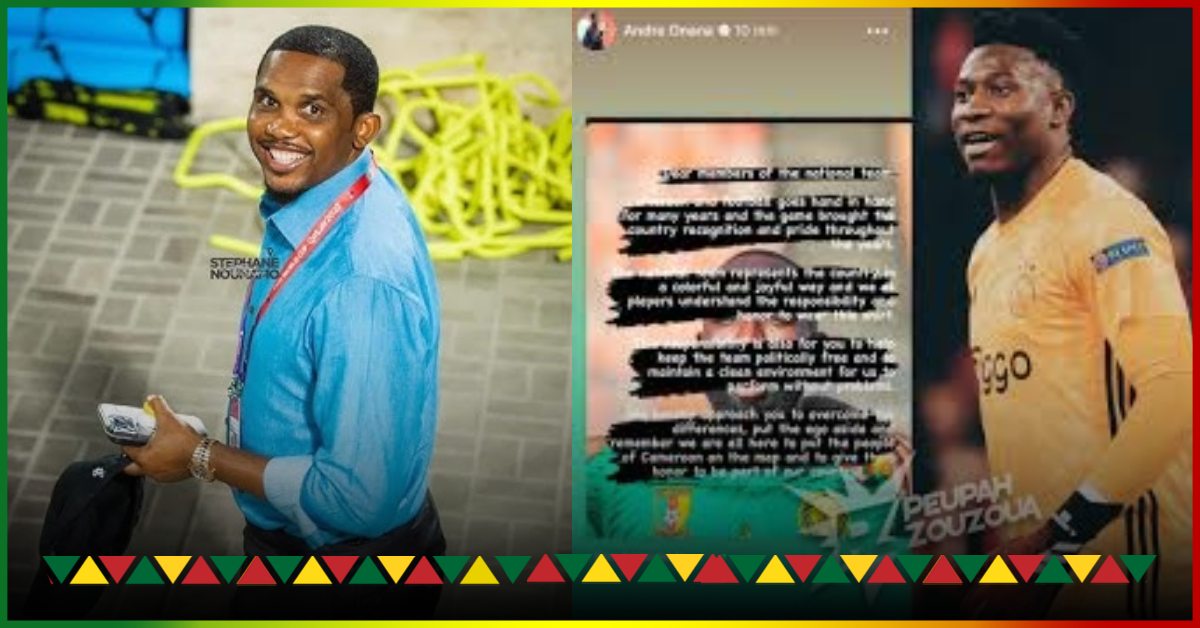 Fecafoot vs Minsep: André Onana takes a public stand!