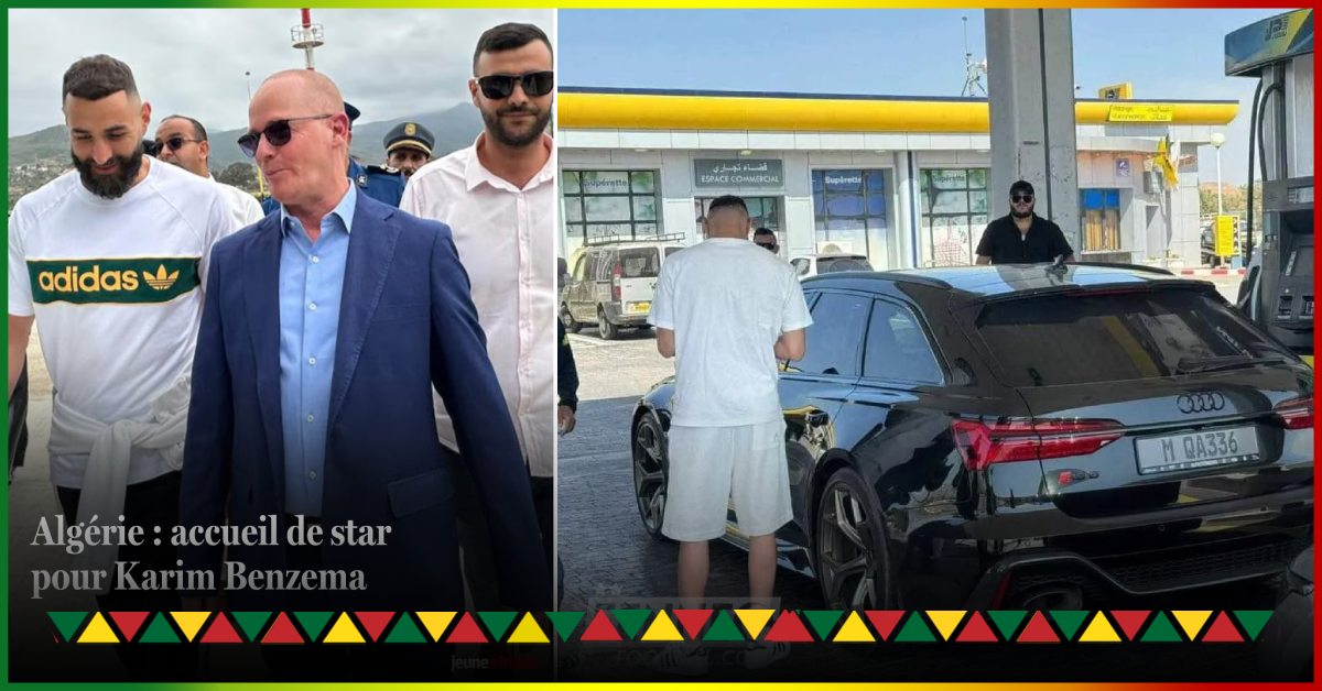 Karim Benzema wreaks havoc with his car in Algeria (Photo)