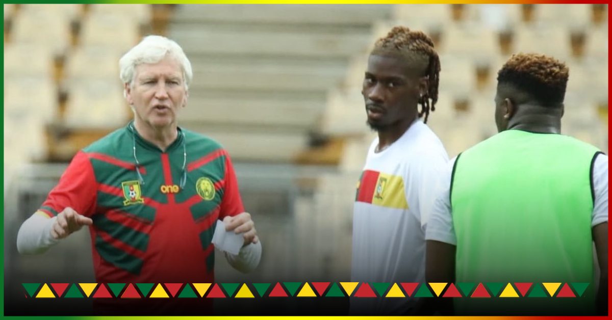 Cameroon: Brys finally with a mixed staff for the match!