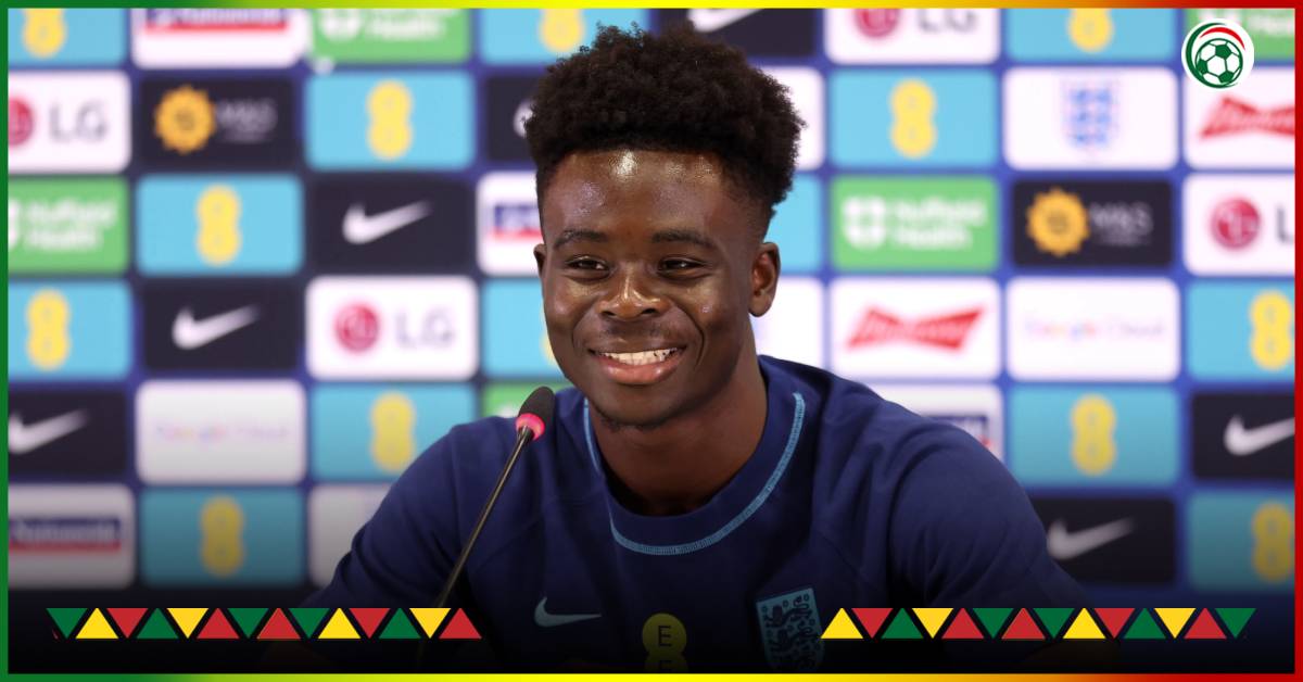 Bukayo Saka reveals the meaning of his Yoruba name: “It means a lot to me”.