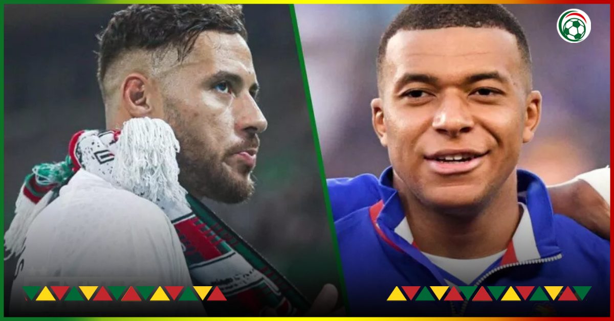 Youcef Belaili present with Kylian Mbappé!