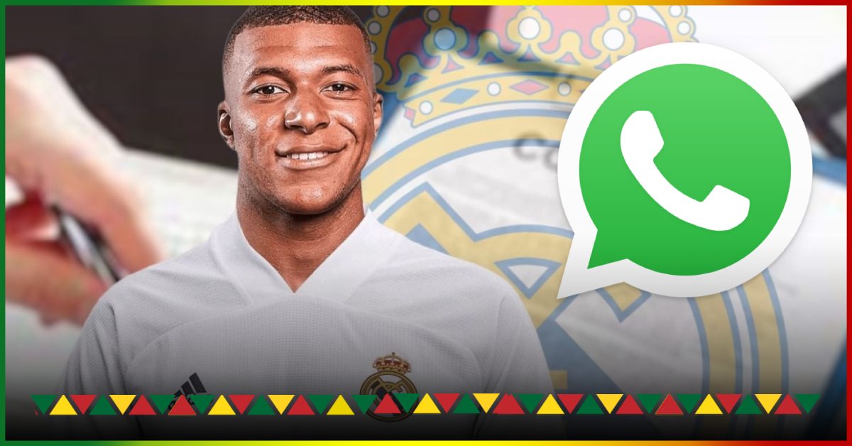 Kylian Mbappé: “I’m not in Real Madrid’s WhatsApp group yet”.