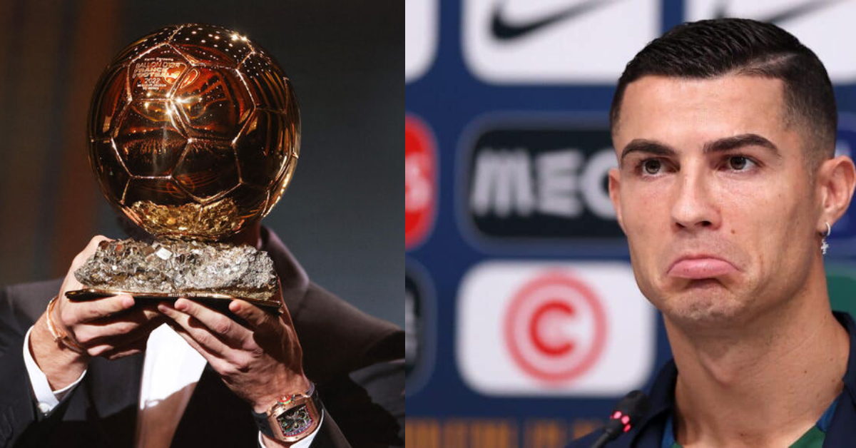 Before the official time, Cristiano Ronaldo sulks and makes a huge statement about the Ballon d’Or
