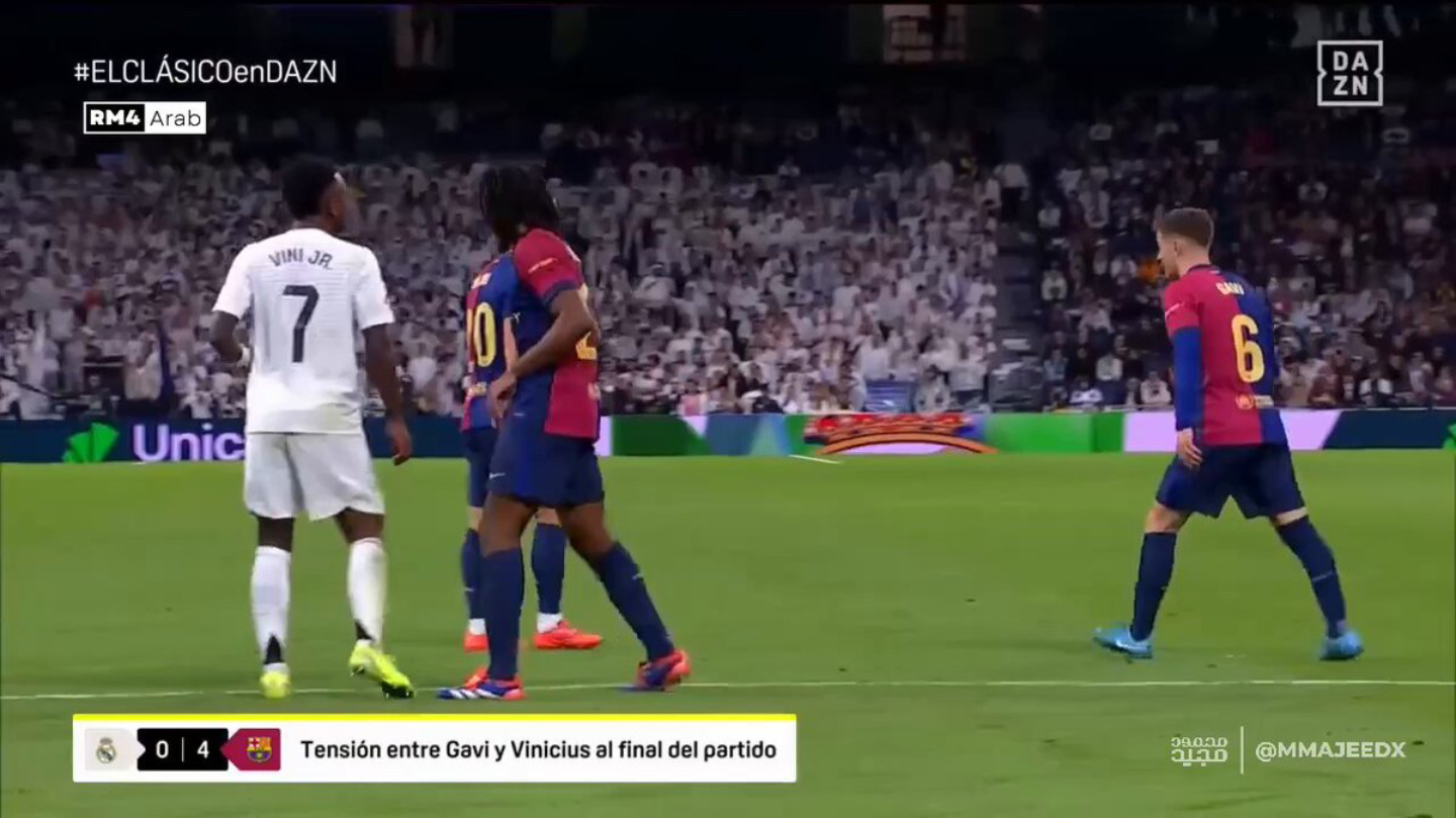 VIDEO : Gavi taunts Vinicius with a bold gesture !