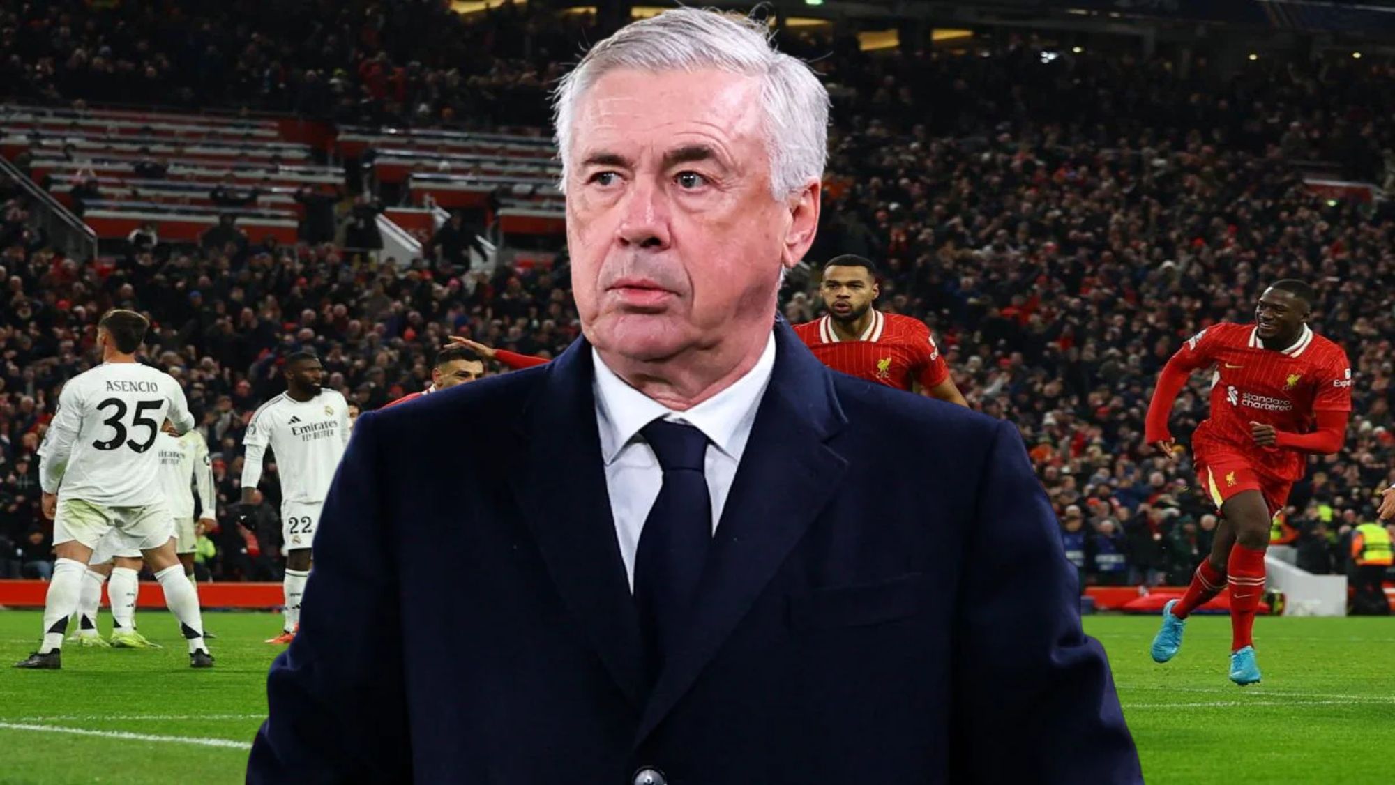 Carlo Ancelotti: One Good News and Two Bad, 15 Hours After Liverpool