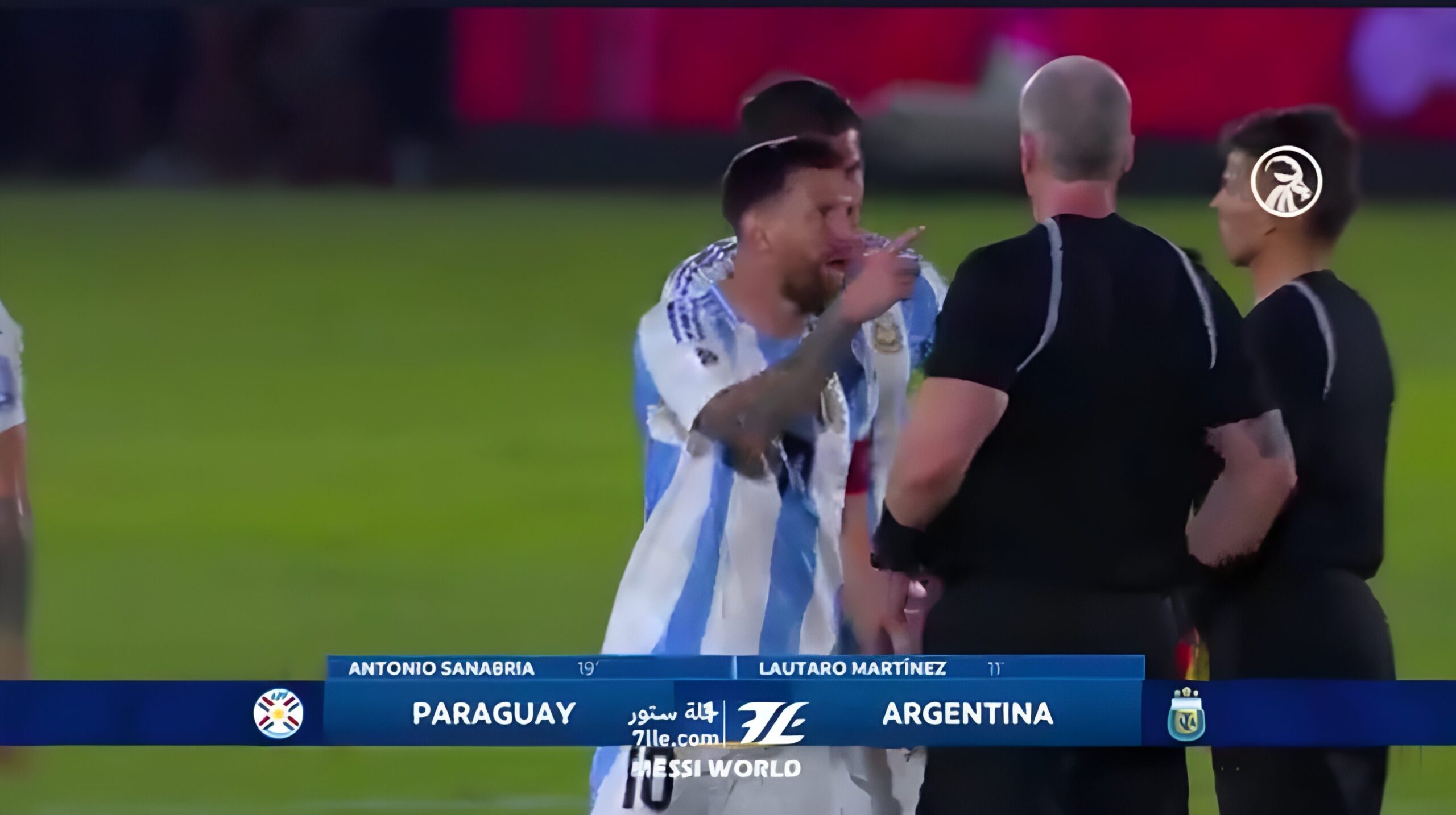 Messi’s anger: What he said to the referee provokes amazement
