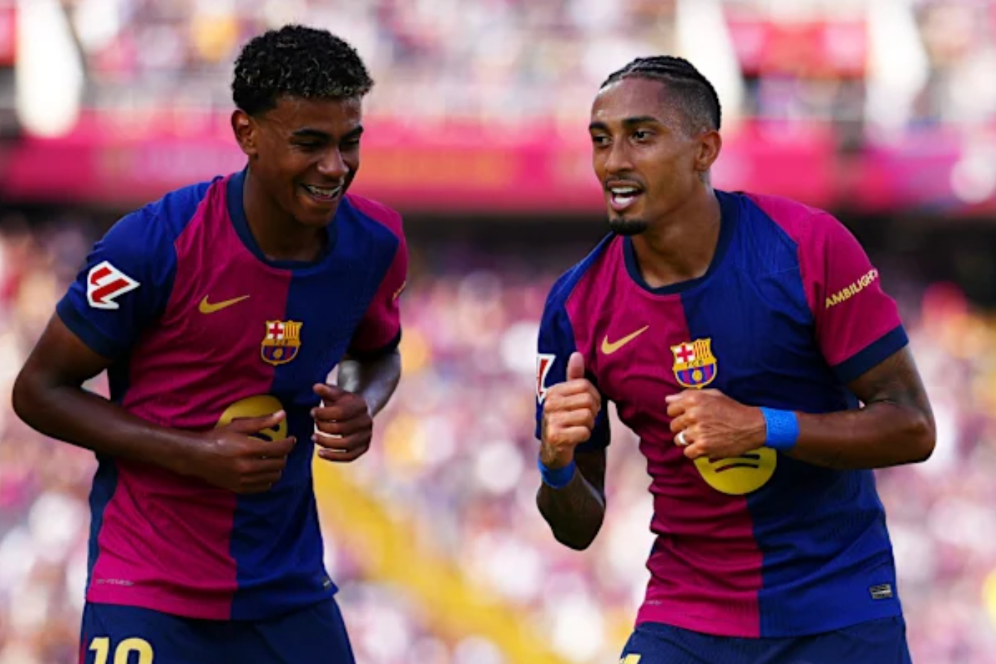 Barça : Raphinha draws a comparison between Lamine Yamal and Neymar!