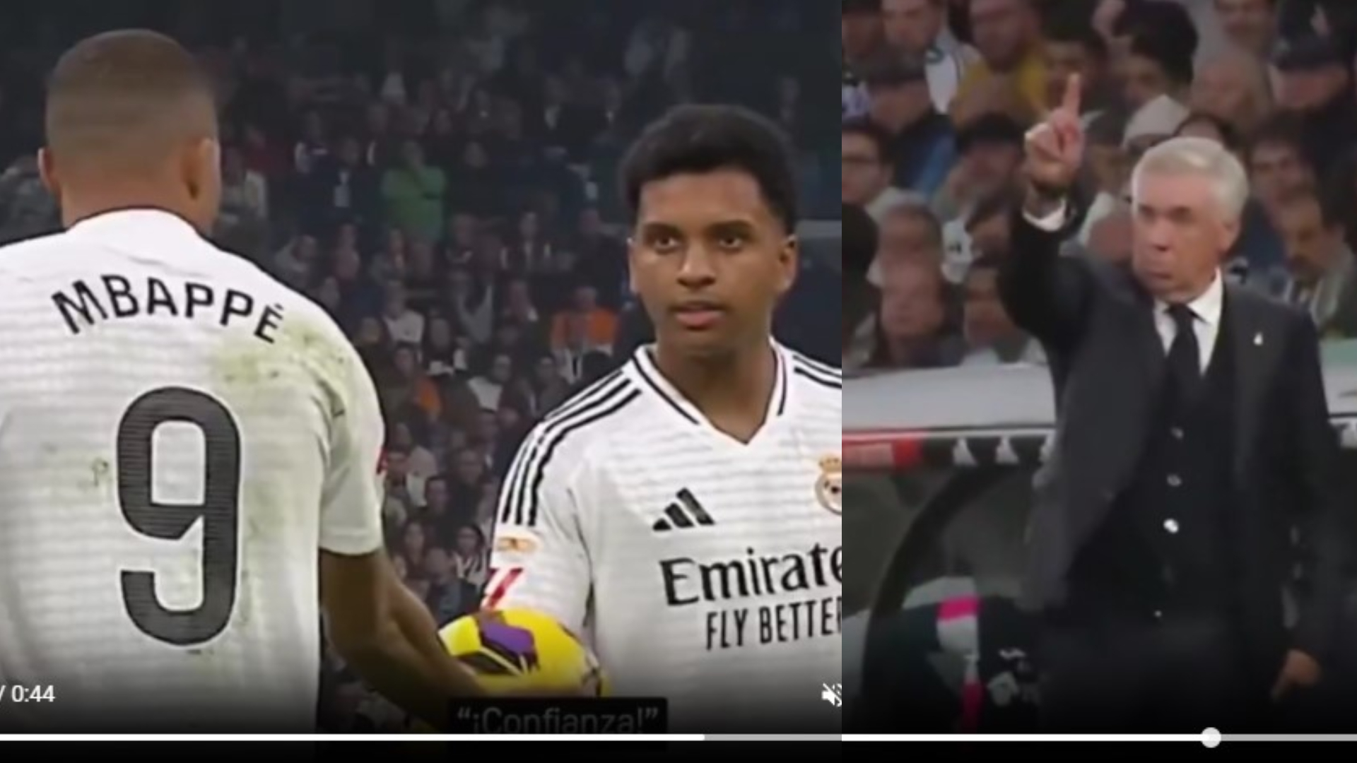 Carlo Ancelotti Corrects Rodrygo in Favor of Mbappé : Shocking Video Stirs Spain!