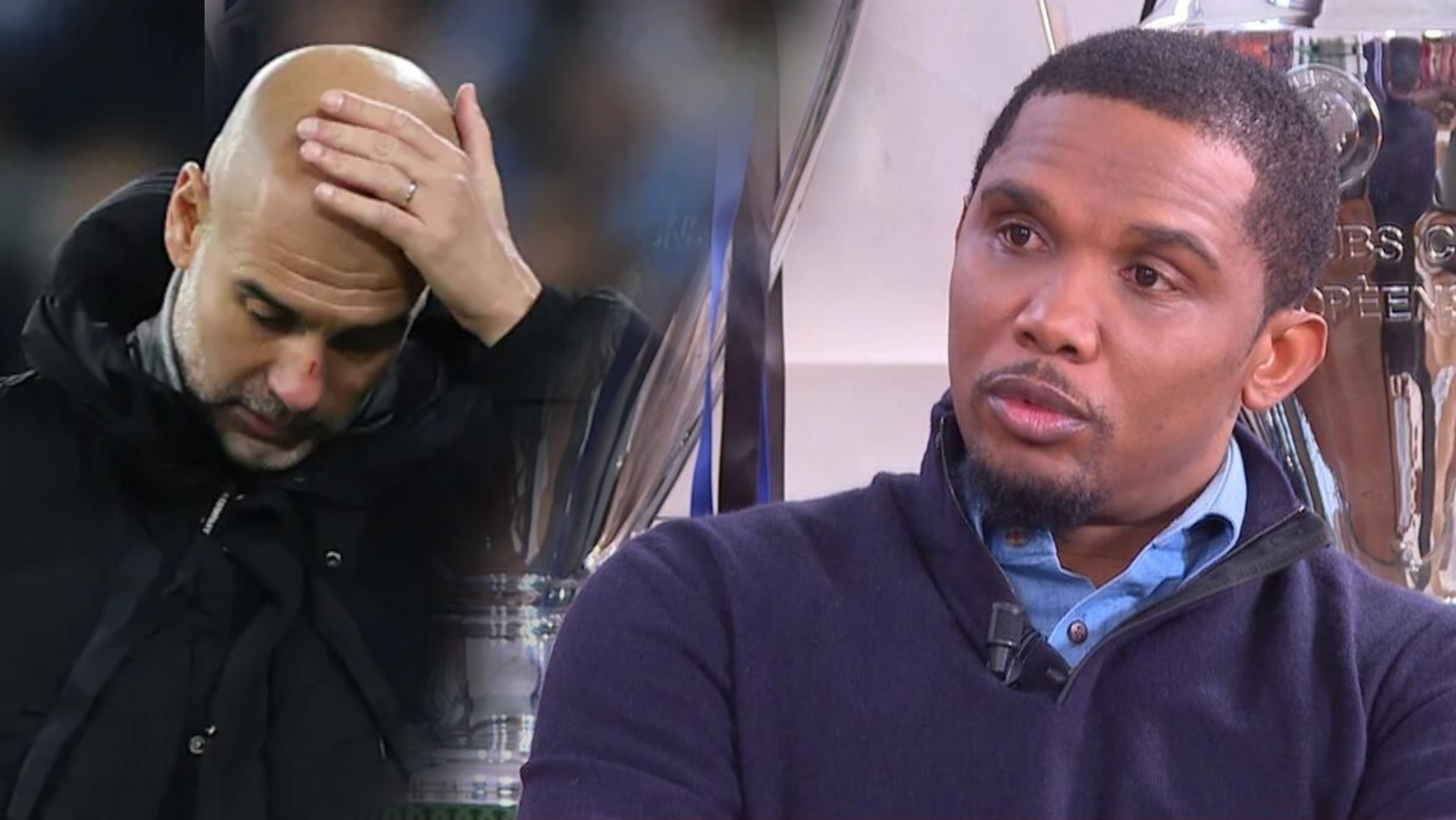 “​He couldn’t win the Champions League with…,” Samuel Eto’o takes a jab at Pep Guardiola