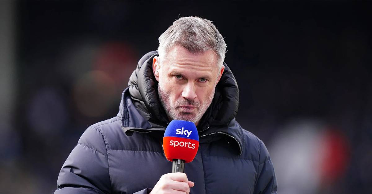 Jamie Carragher’s big slump during the Champions League live broadcast