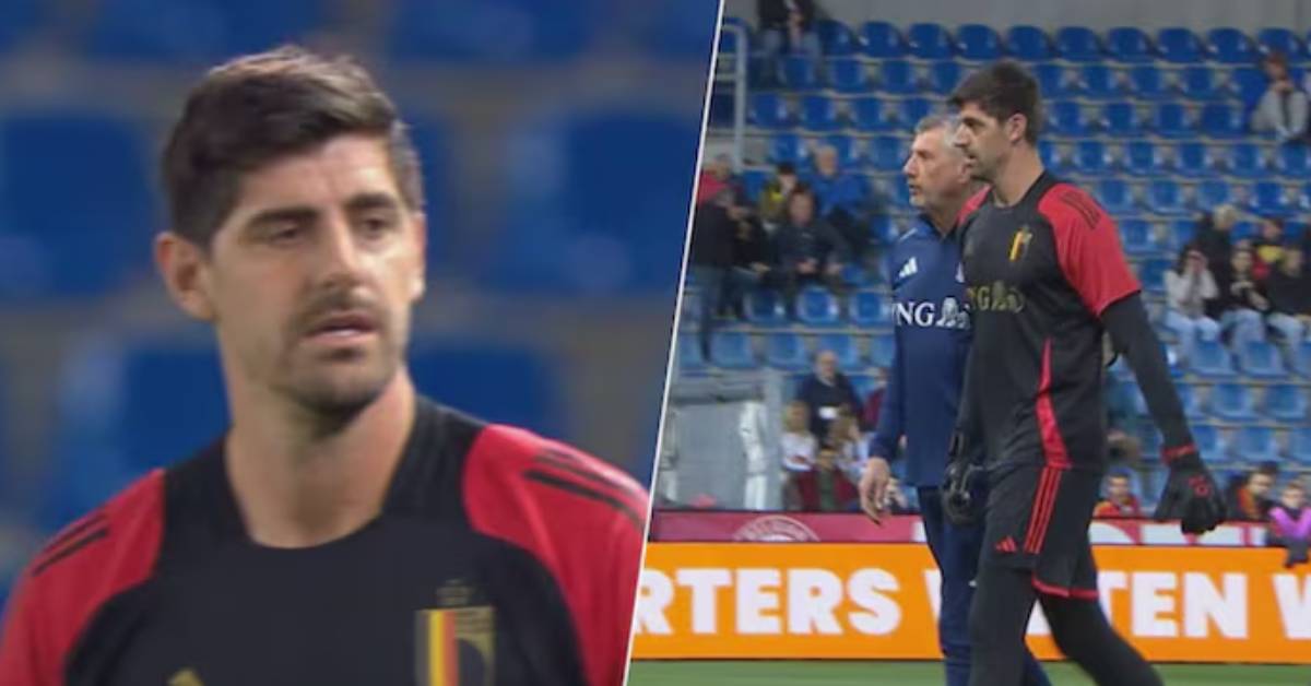 Courtois absent from Belgium, Real Madrid worried about their goalkeeper