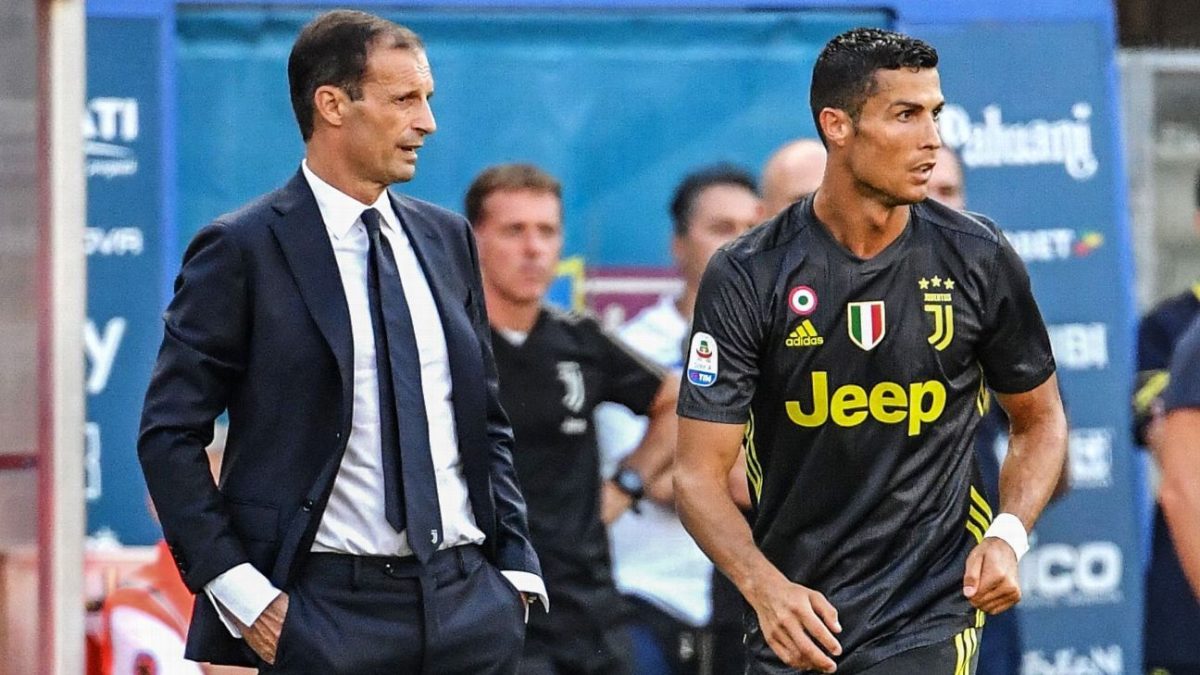 Cristiano Ronaldo Massimiliano Allegri