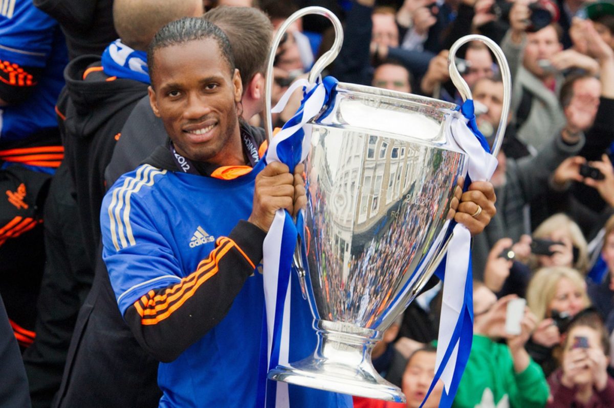 Didier Drogba en champions league