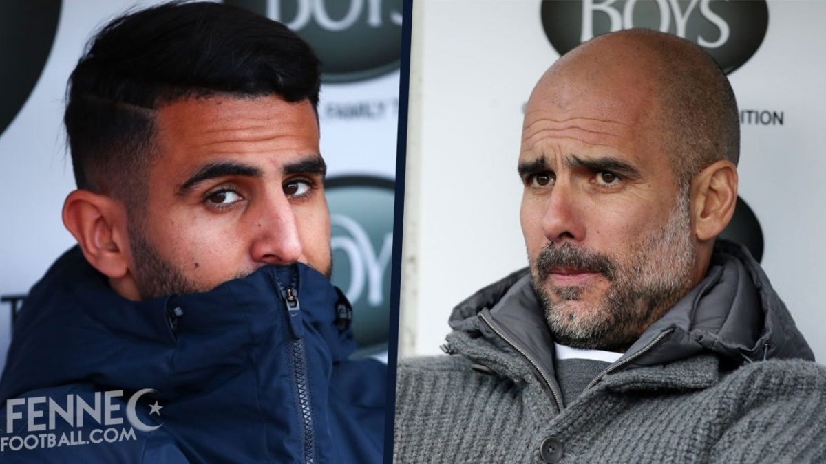 Riyad Mahrez Pep Guardiola