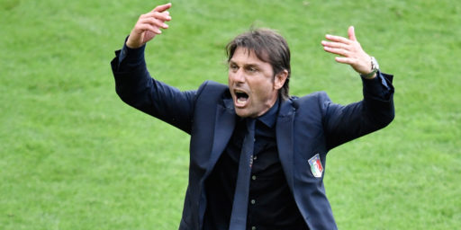 VIDEO Antonio Conte a fait le show contre l Espagne