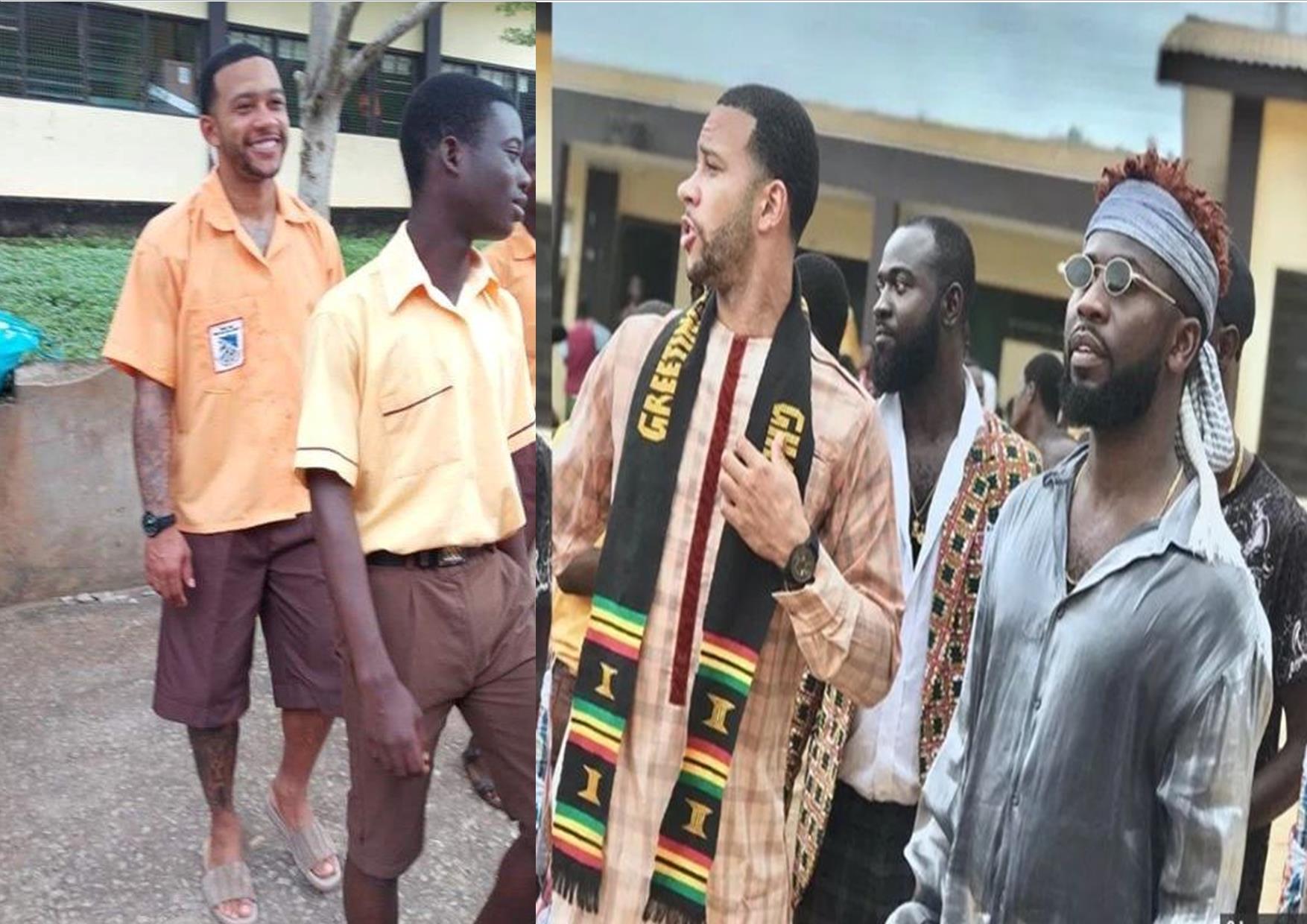 Ce que fait Memphis Depay au Ghana (05 Photos)