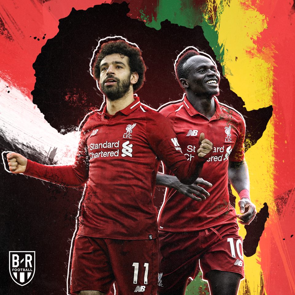 Sadio Mané et Salah ballon d'Or