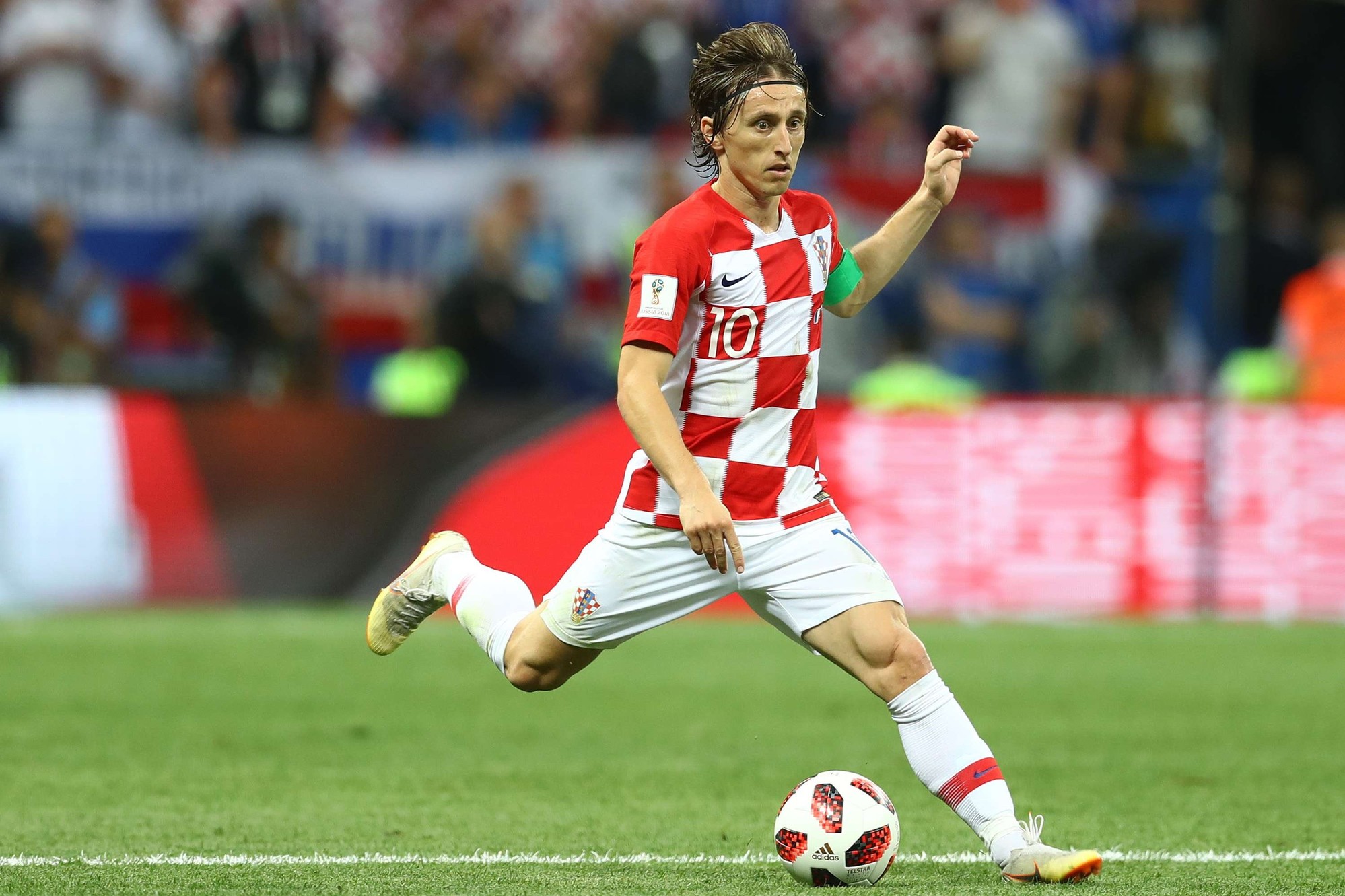 7795794045 luka modric sous les couleurs de la croatie le 15 juillet 2018 a moscou