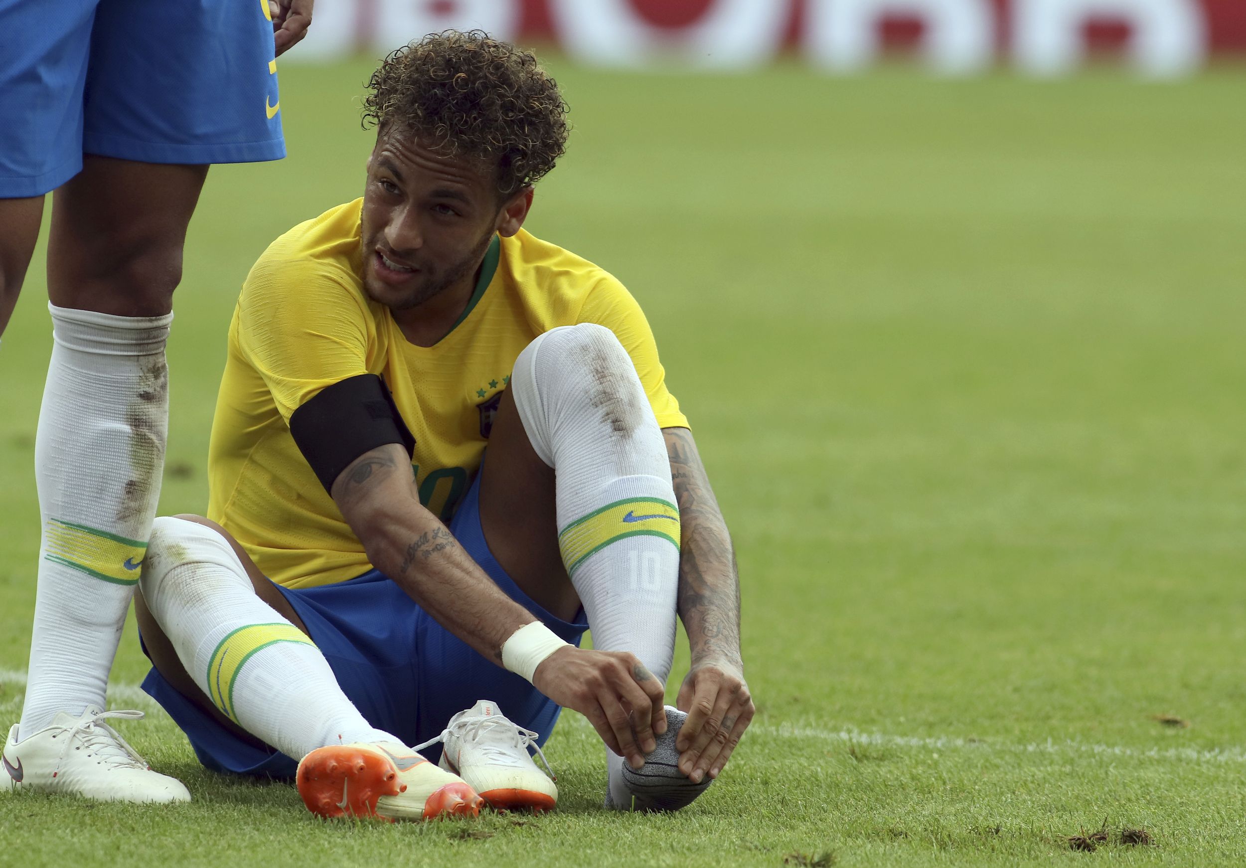Neymar apres Autriche Bresil Au debut j ai eu un peu peur mais