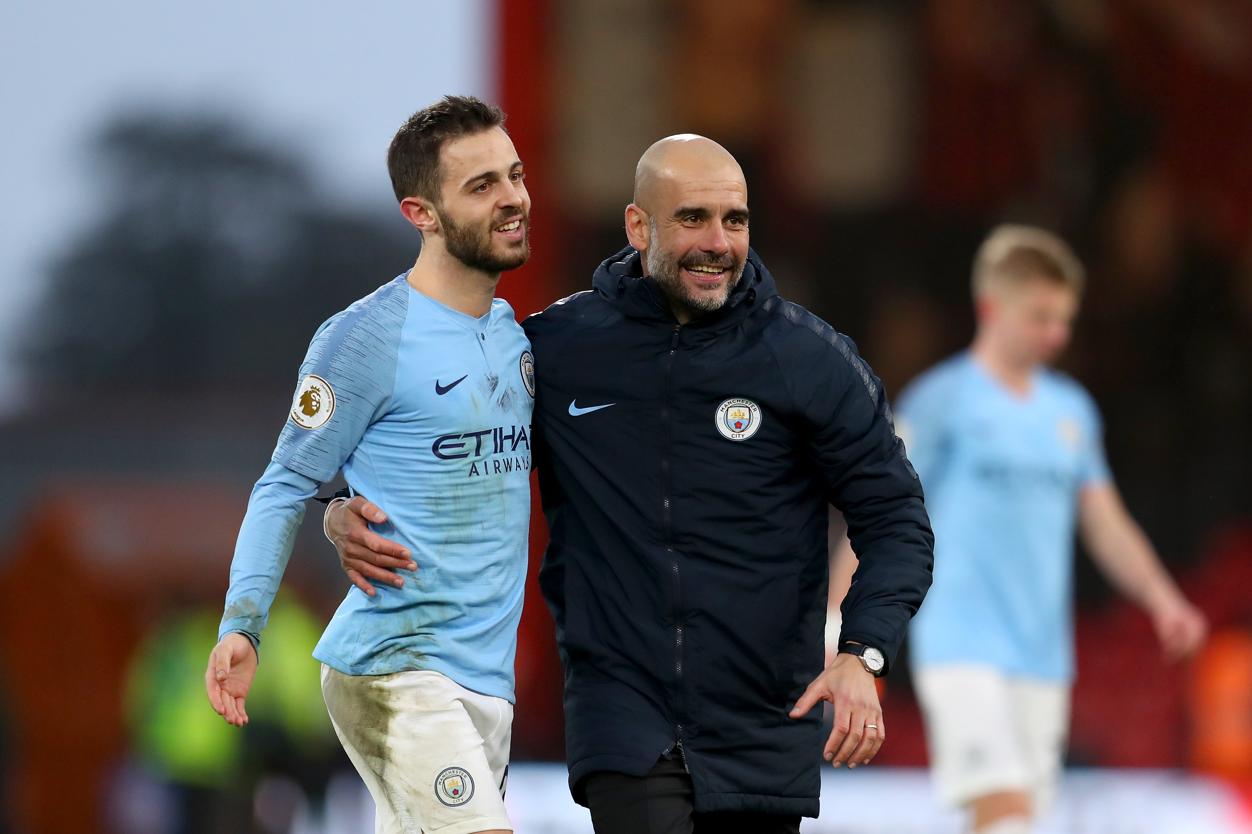 bernardo silva pep guardiola manchester city bournemouth 1b8m5ulnqr8on1rewu06mz42n1