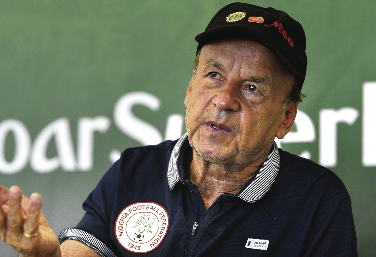 Rohr donne aux joueurs des Super Eagles la condition de gagner la CAN 2021