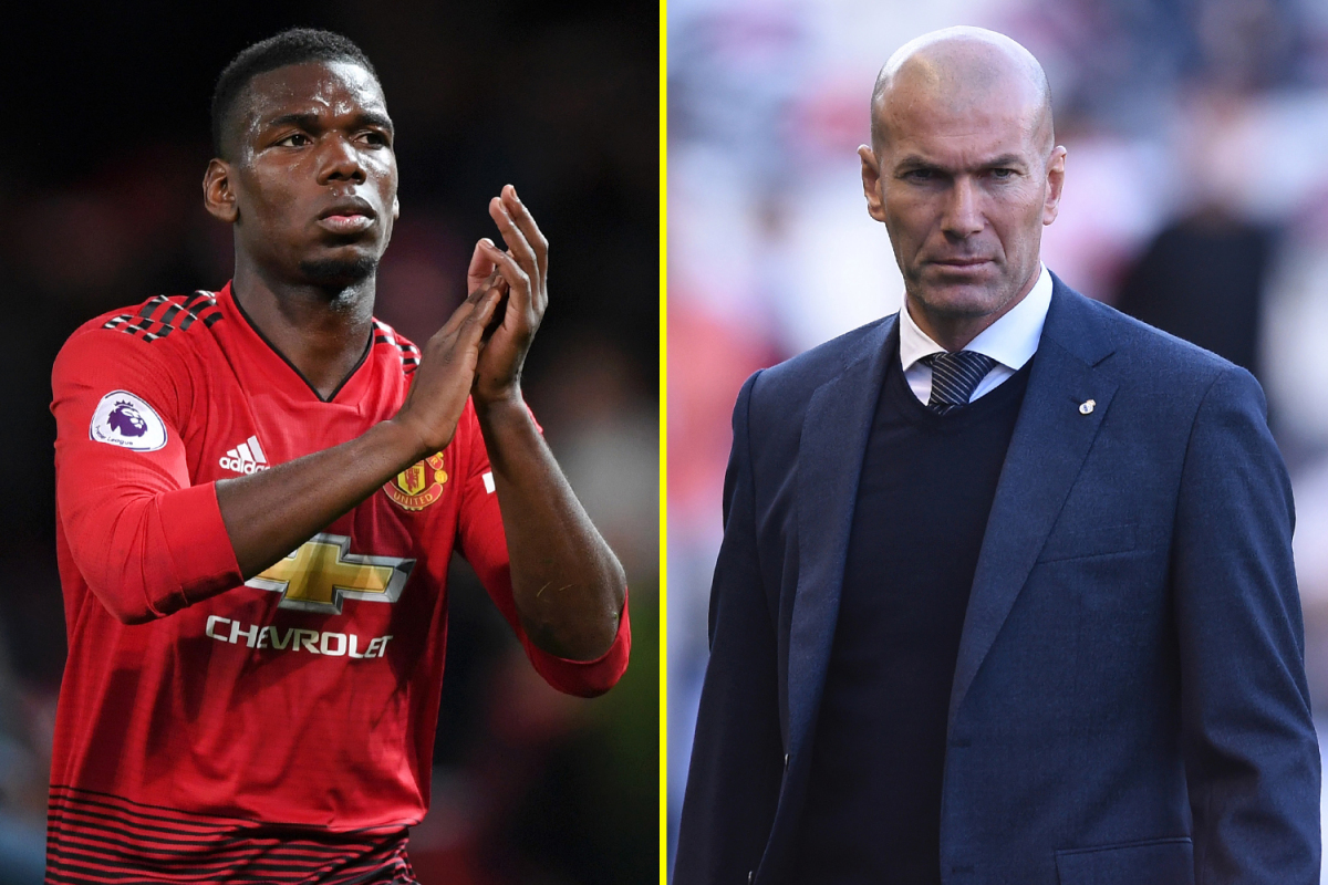 TALKSPORT Paul Pogba and Zinedine Zidane