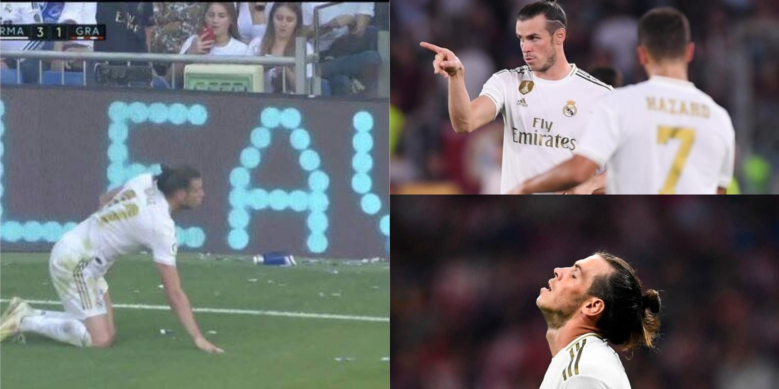 Real Madrid vs Grenada : Même les panneaux publicitaires veulent le départ de Bale