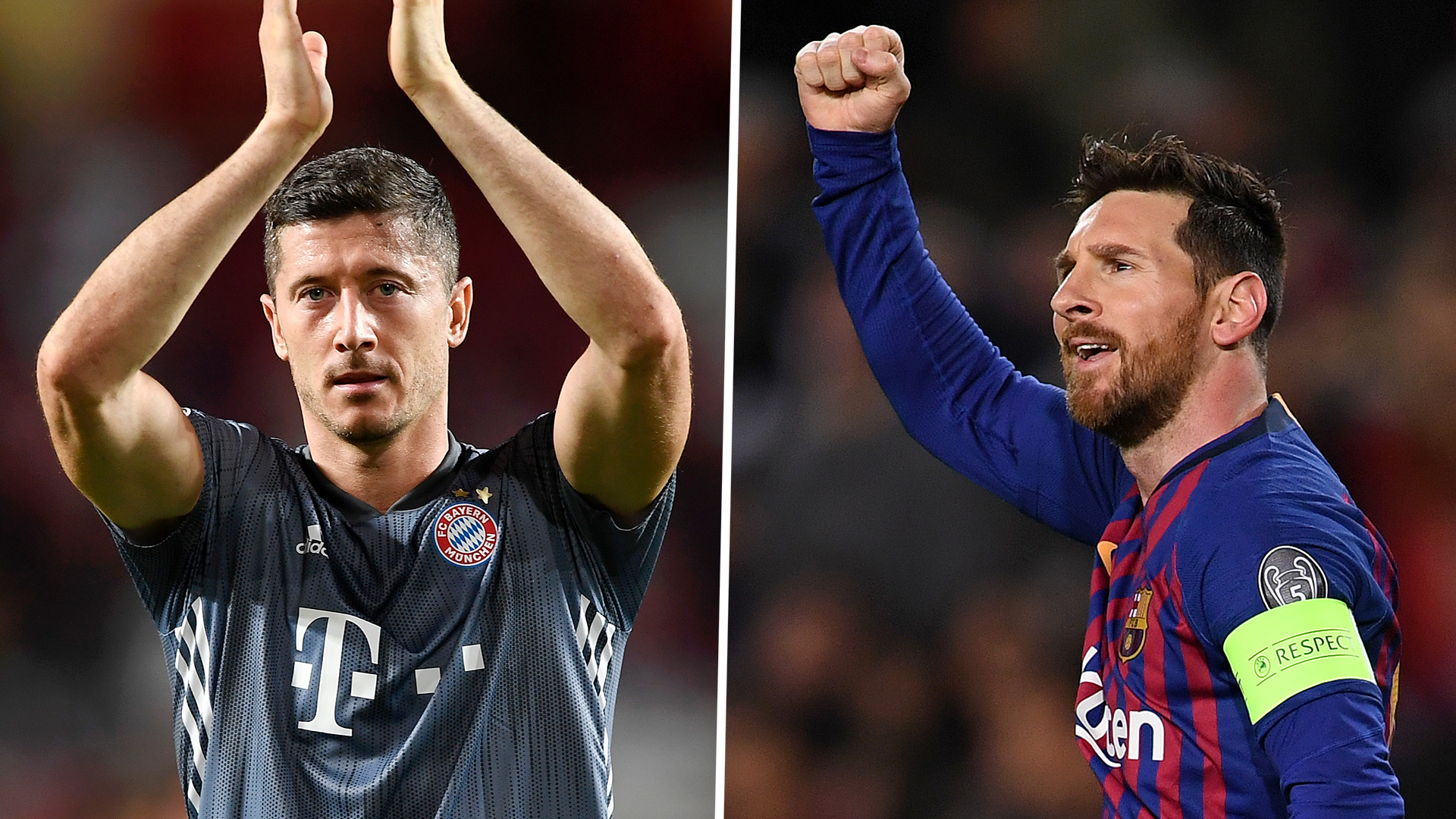 robert lewandowski lionel messi bayern