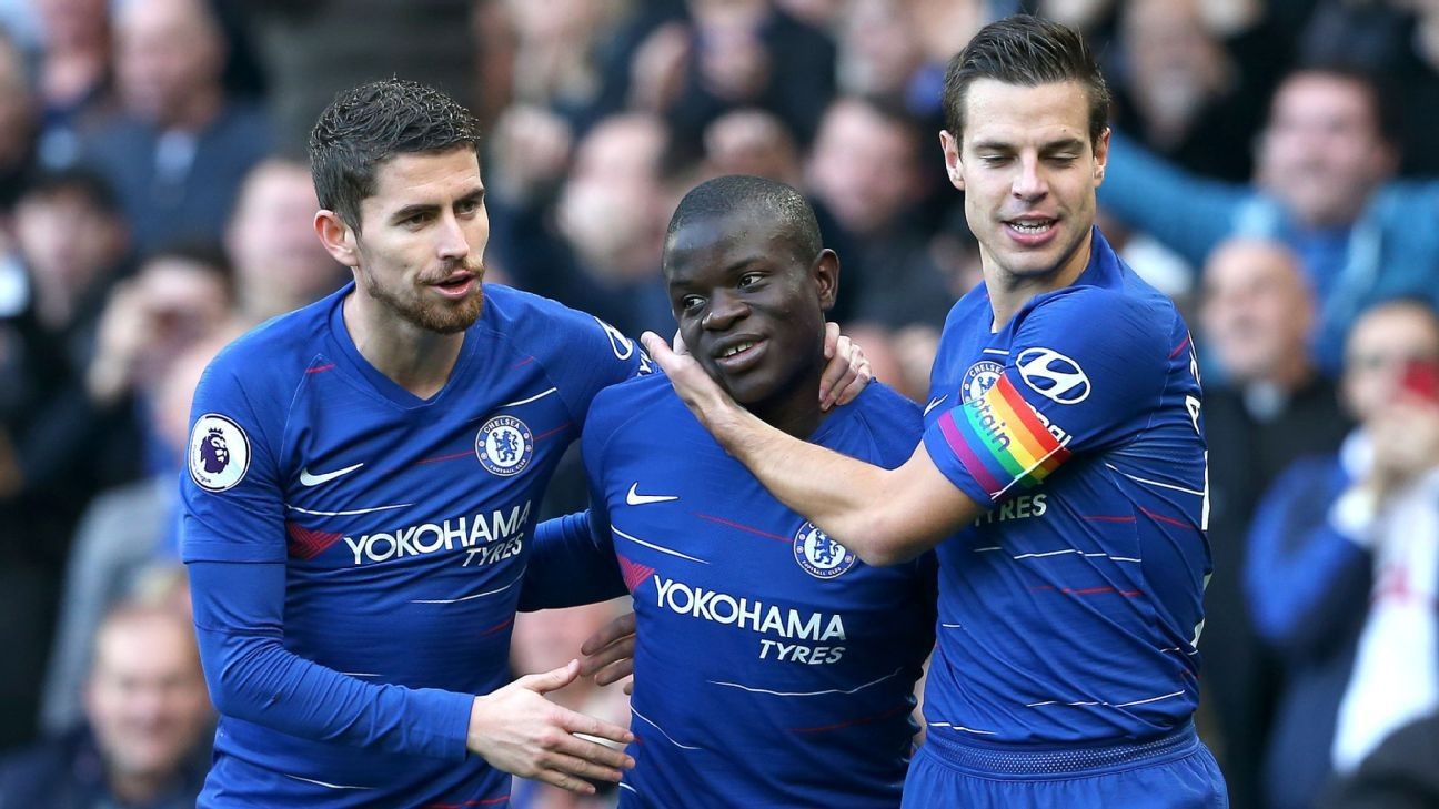 Man City vs Chelsea : N’Golo Kanté ouvre le score en taclant (vidéo)