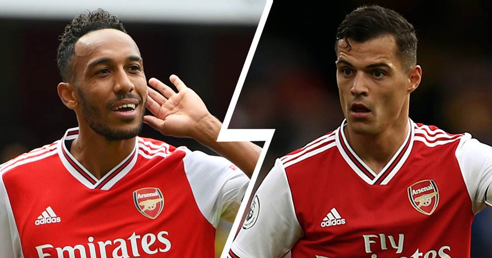 Aubameyang envoie un message aux fans d’Arsenal à propos de Granit Xhaka