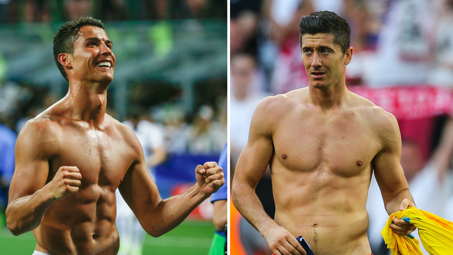 cristiano ronaldo und robert lewandowski