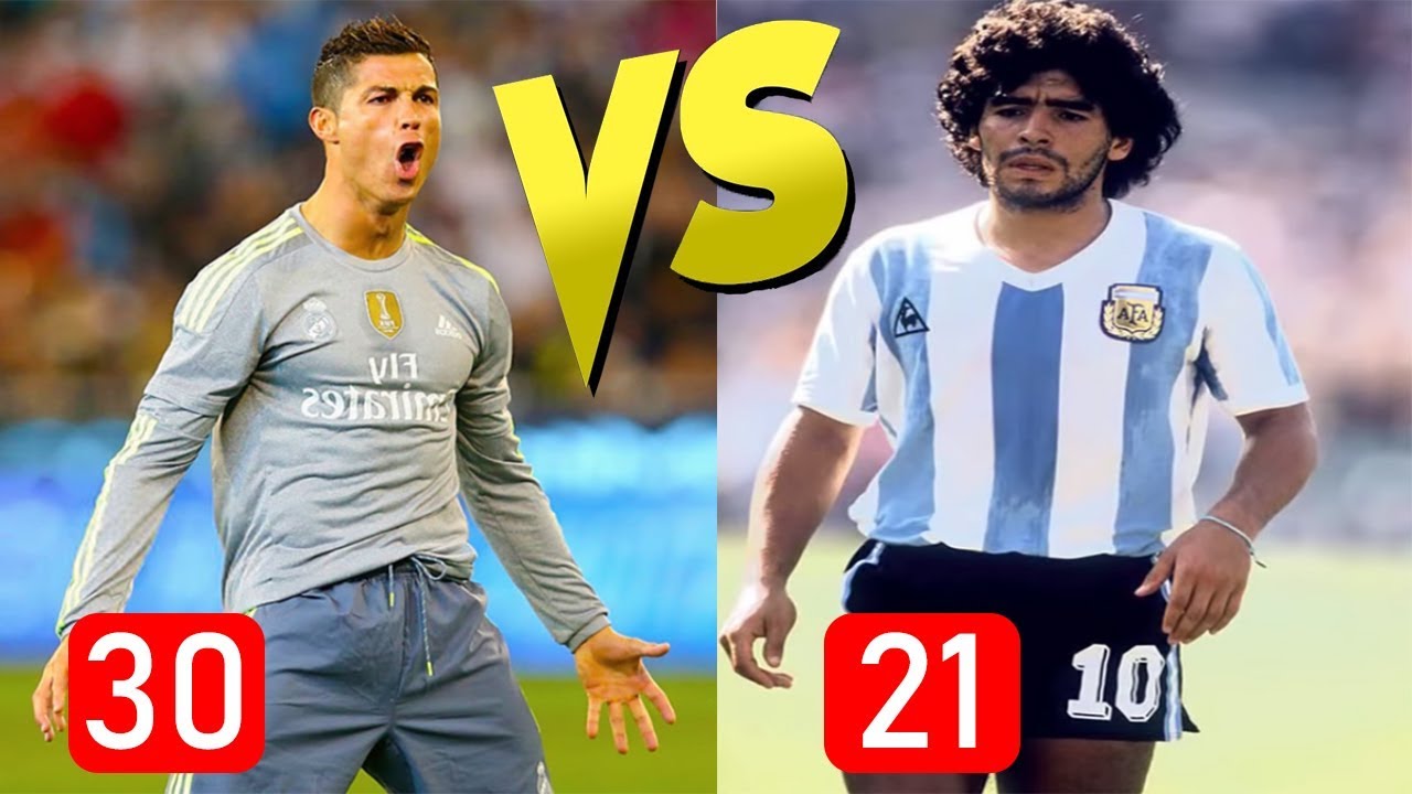 Cette légende compare Ronaldo et Maradona